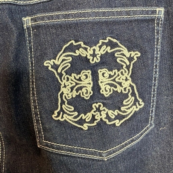 Escada Women Straight Leg Blue Denim Jeans Size 46 - Picture 4 of 4